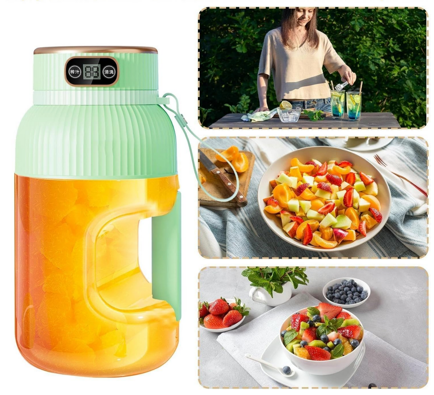 Fruttello® | Frullatore Portatile Multifunzionale